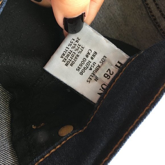 HUDSON Jeans Dark Wash‎ Nico Super Skinny Mid Rise - Picture 6 of 9